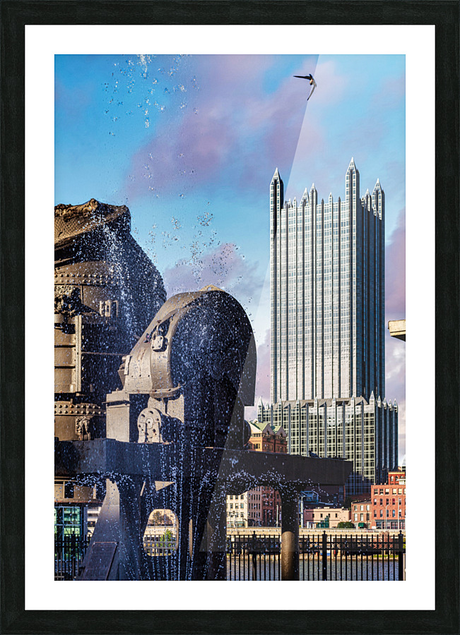 PPG Fountain Picture Frame print