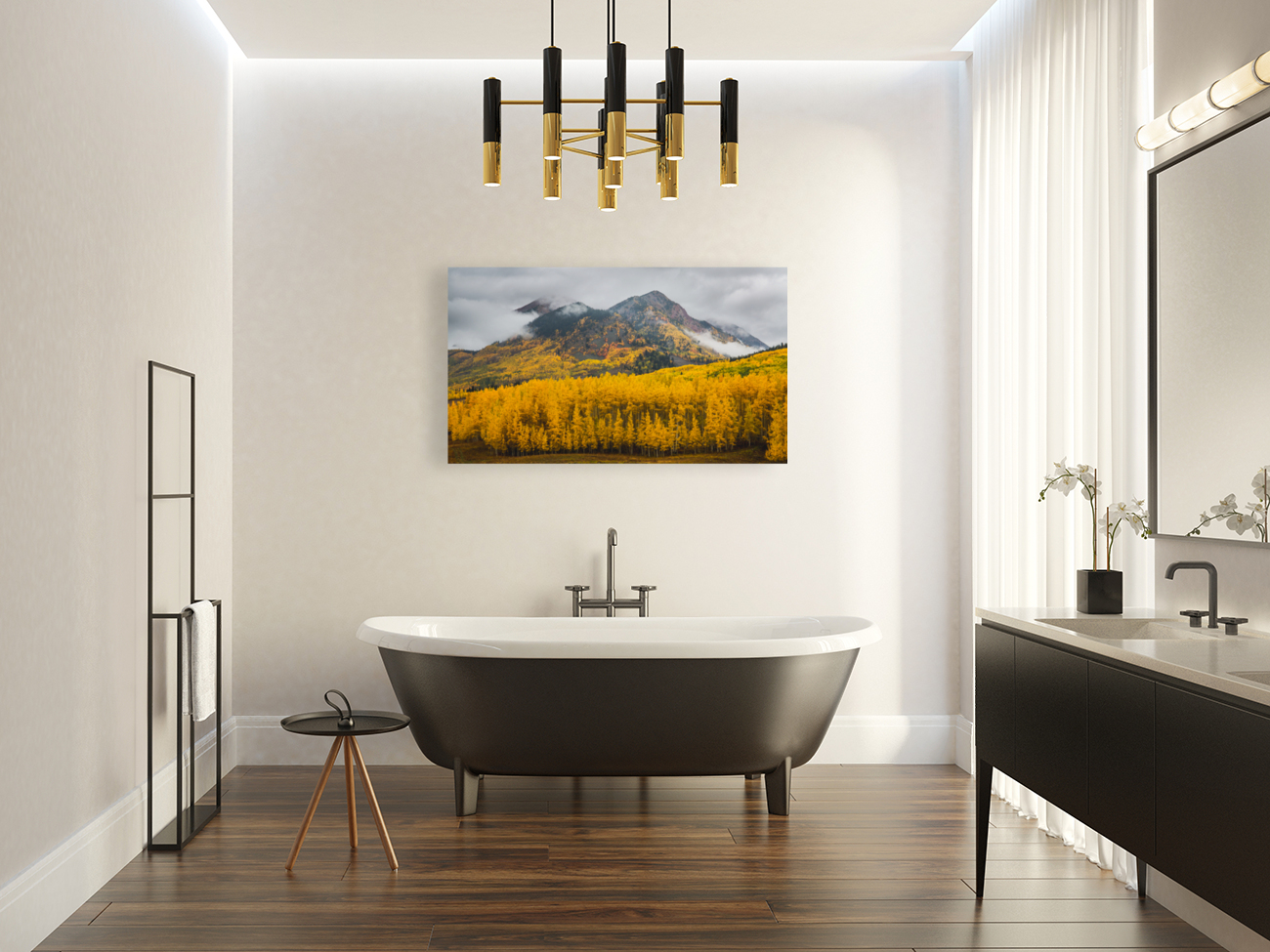Fall Mountain Colors Reproduction