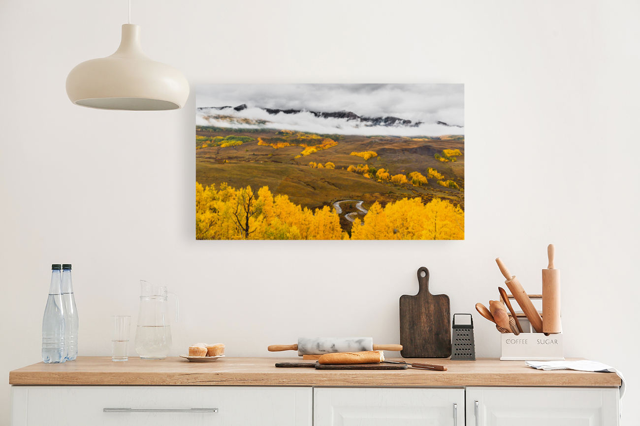 Foggy Mountain Fall Reproduction