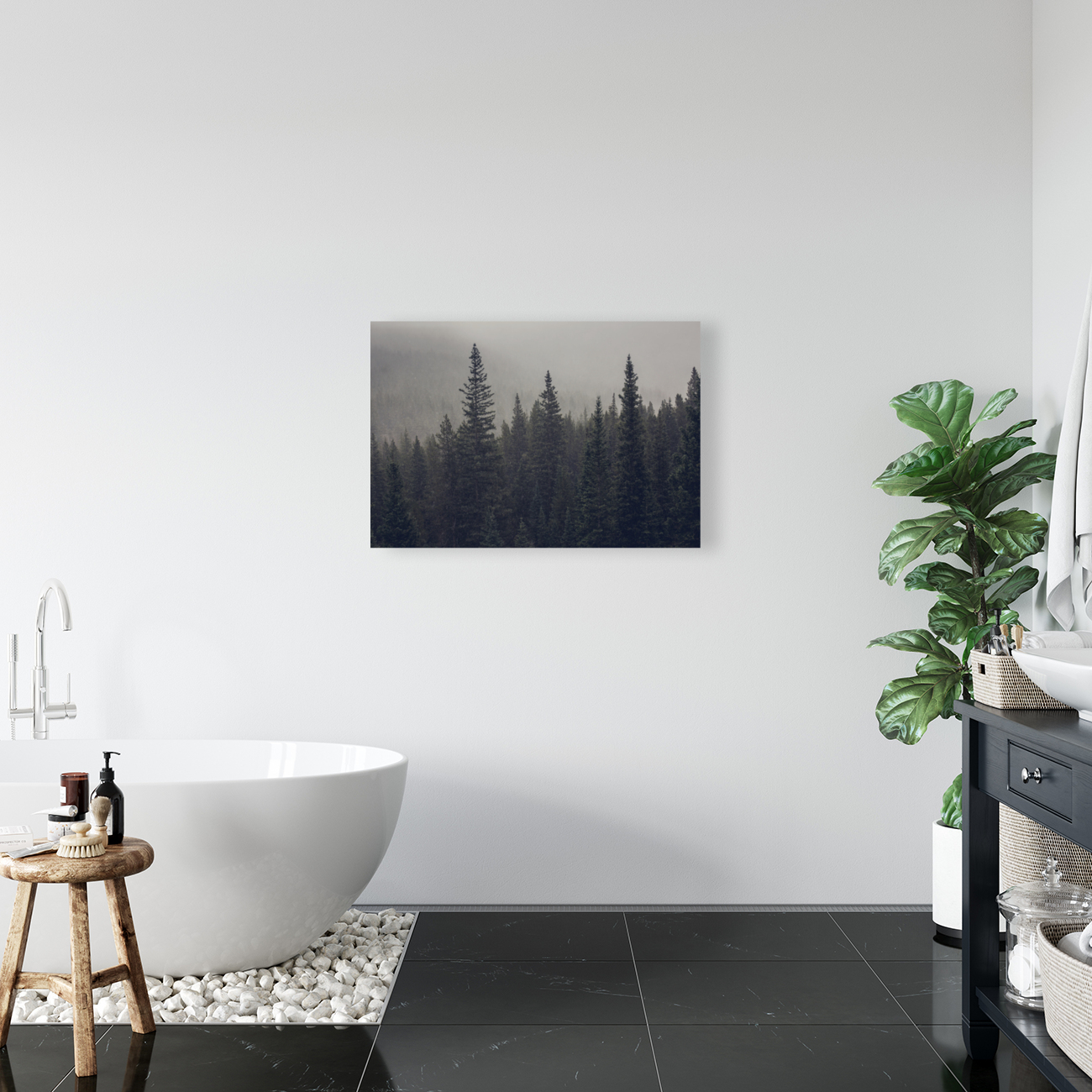 Forest Snowstorm Reproduction