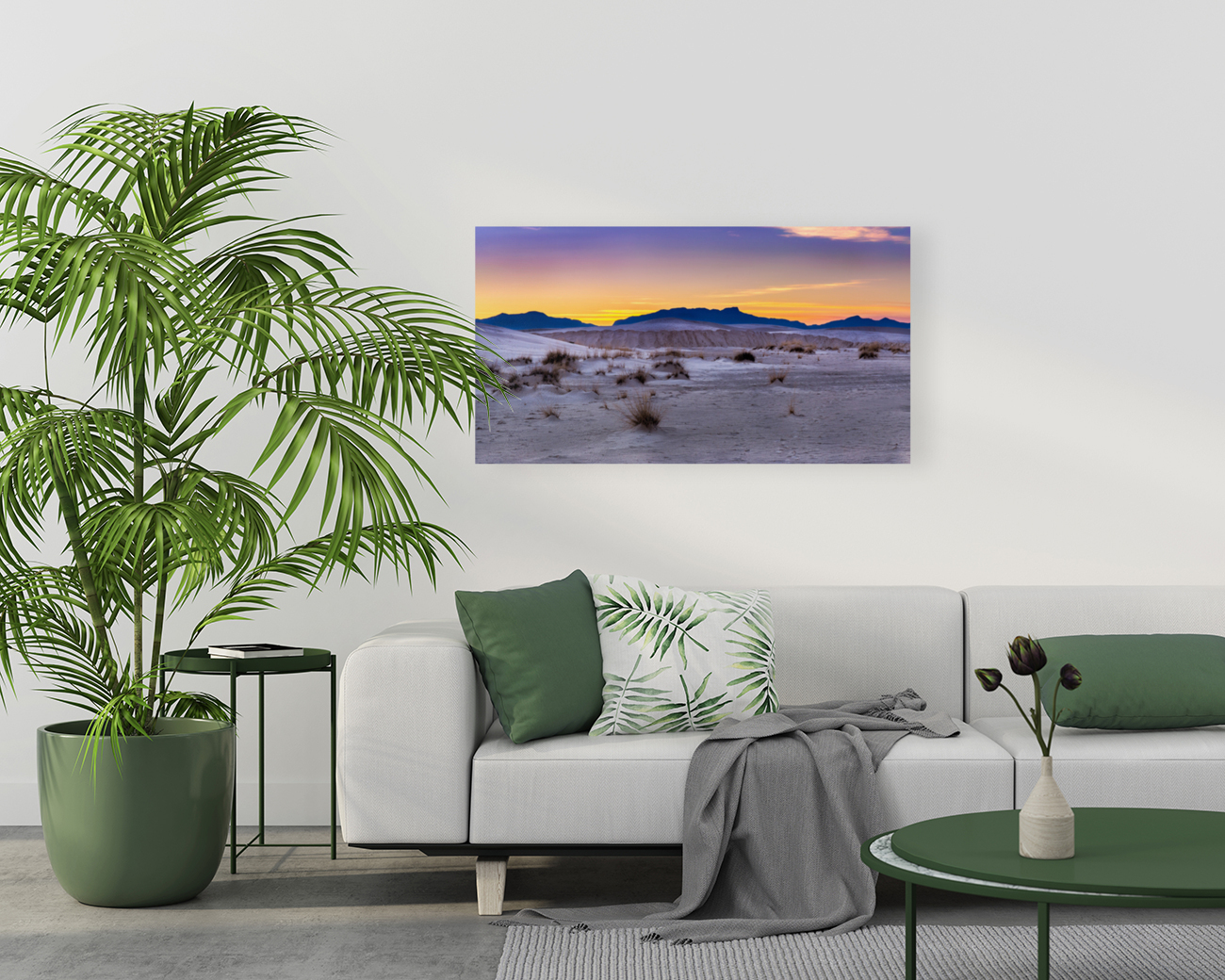 White Sands Sunset Reproduction