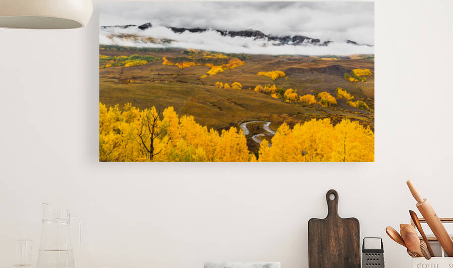 Foggy Mountain Fall by Brent Gudenschwager