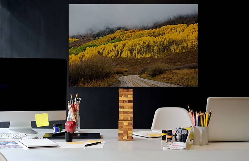 Fall Mountain Road by Brent Gudenschwager