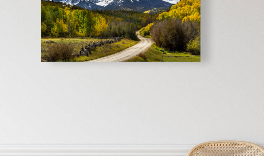 Snowy Peak in Autumn by Brent Gudenschwager