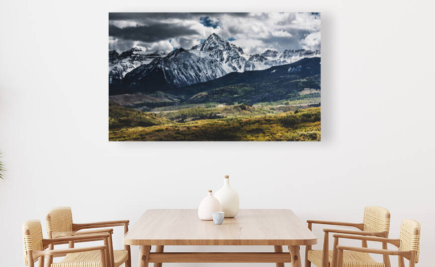 Snowy Mount Sneffels by Brent Gudenschwager