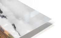 Foggy Mountain Fall HD Metal print