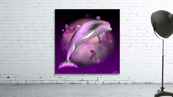 DripDrop Dolphin Wall Preview