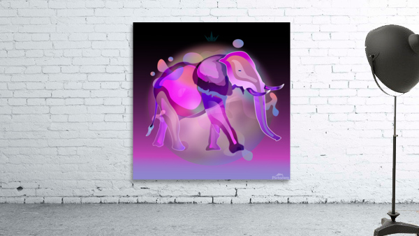 CottonCandy Elephant Wall Preview
