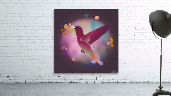 Dolichos Beans Humming Bird Wall Preview