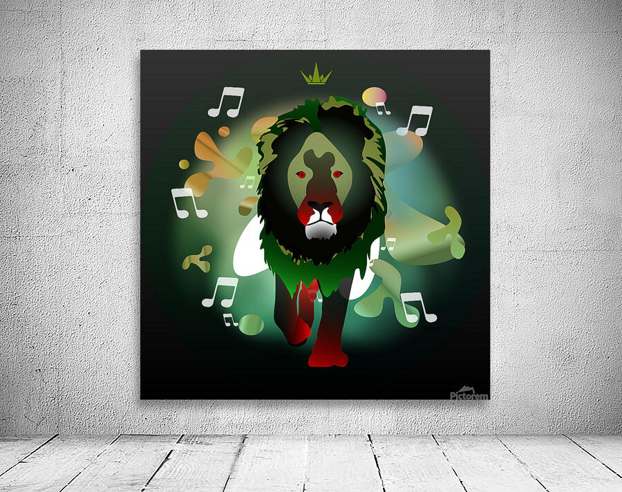 Lazer Lion Wall Preview