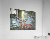 up gloss in floss Acrylic Print
