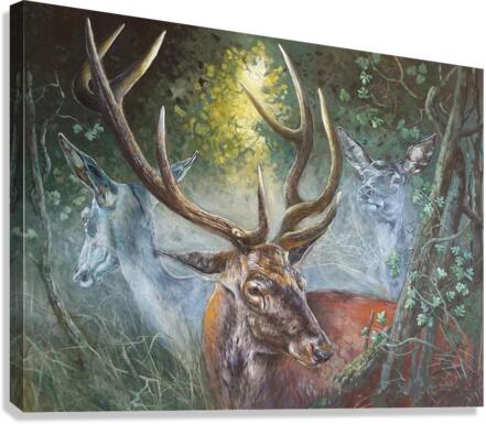 up gloss in floss Canvas Print