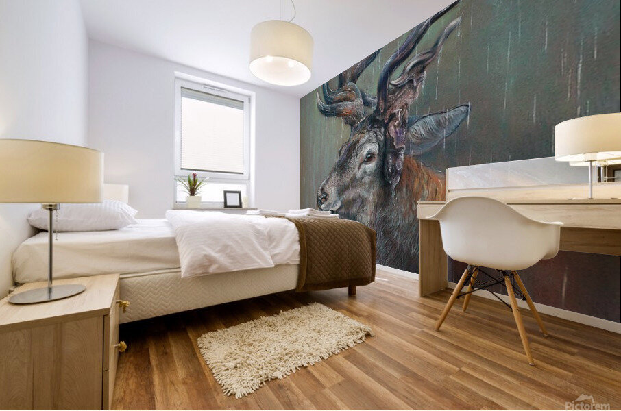 timid in rigid Mural print