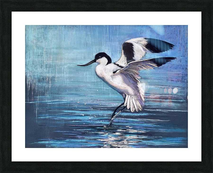 scale off by wing. Picture Frame print