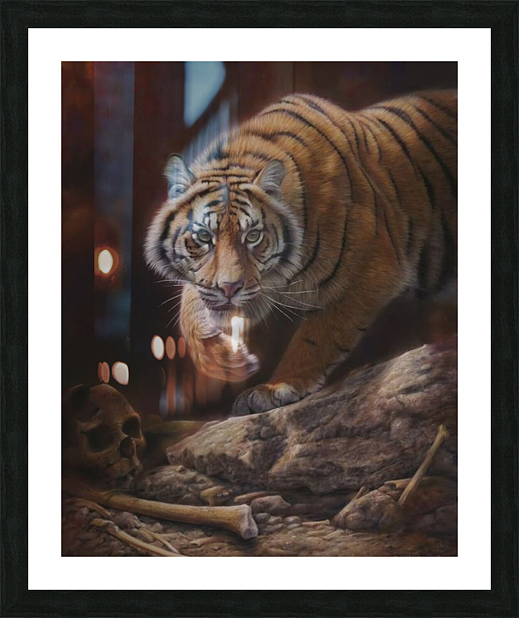 A path of wrath Picture Frame print