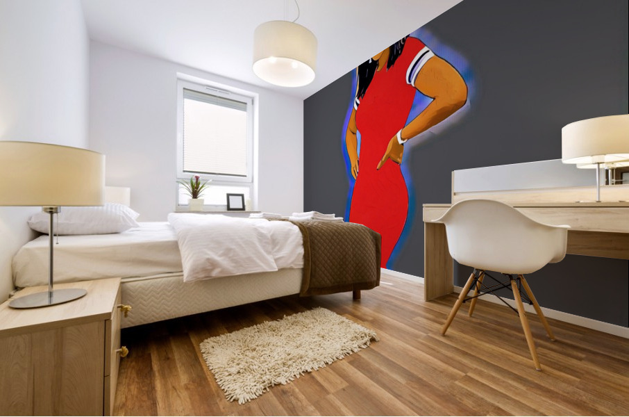 Never gonna give up Mural print