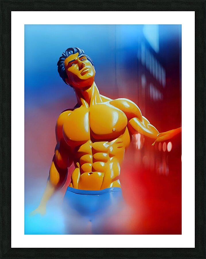 Gymnast Picture Frame print