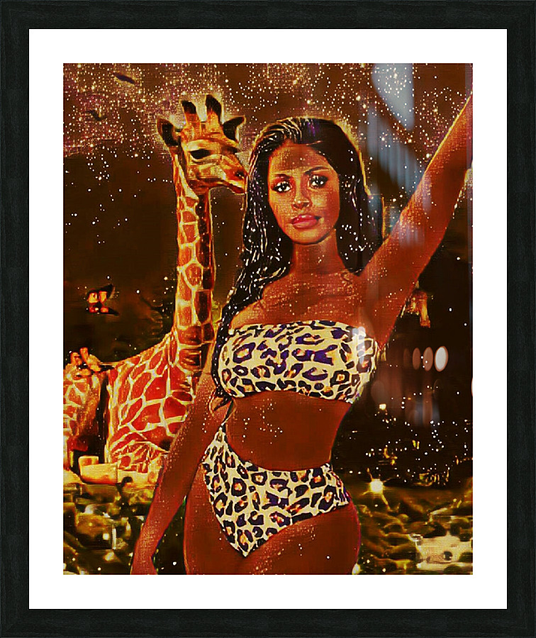 Junglee Picture Frame print