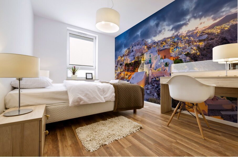 Santorini’s Magic Mural print