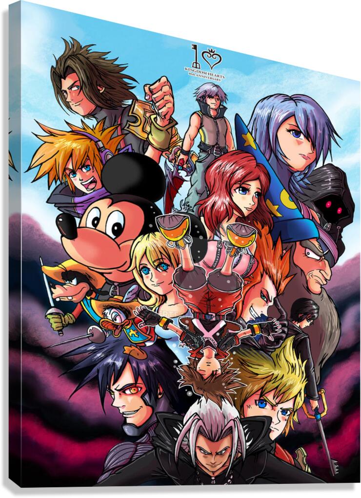 kingdom hearts Canvas Print