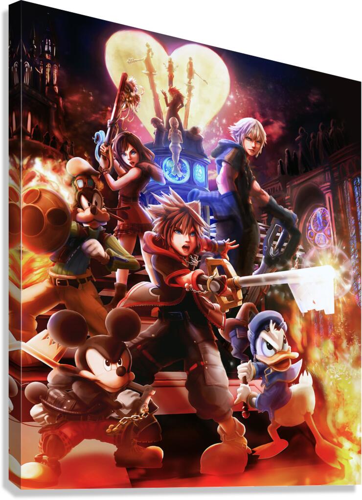 kingdom hearts Canvas Print