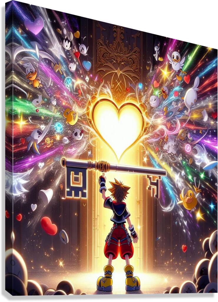 kingdom hearts Canvas Print