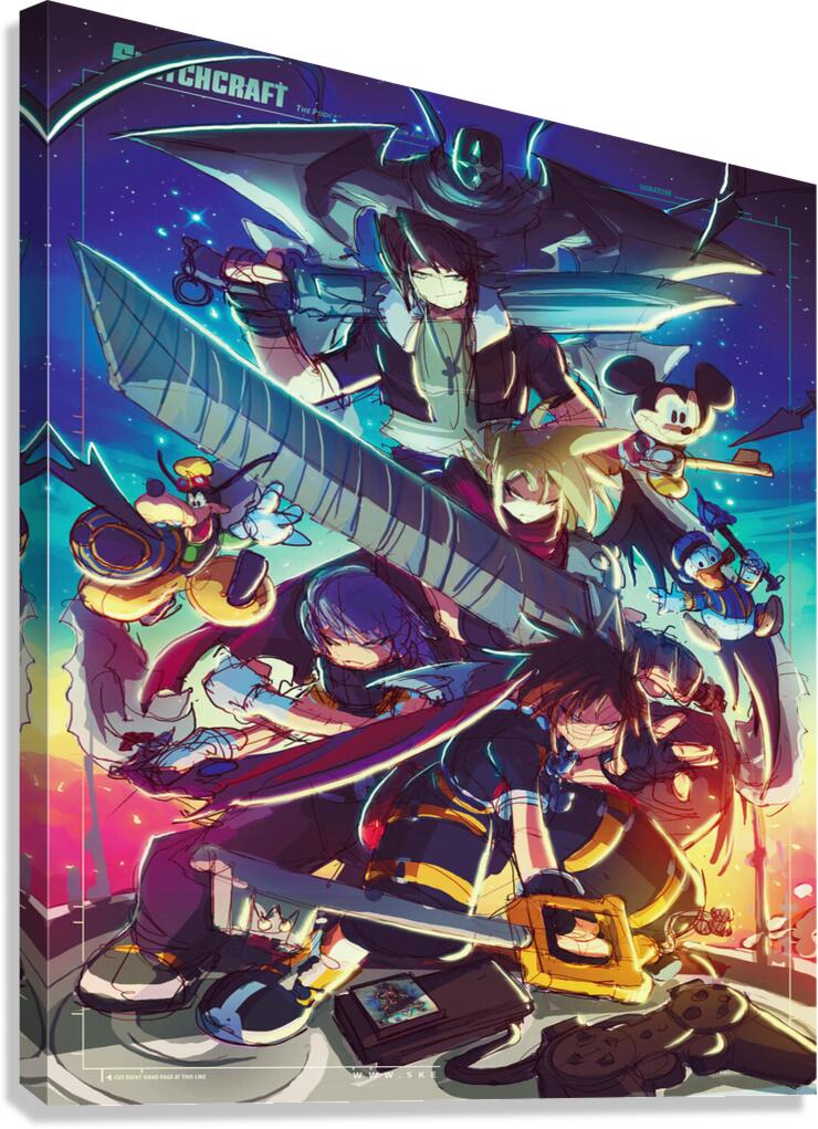 kingdom hearts Canvas Print