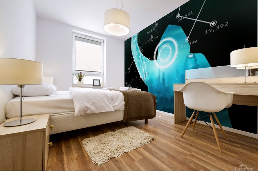 Alan Walker Mural print