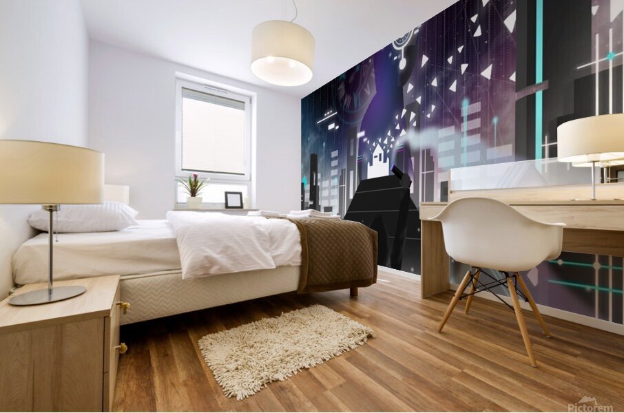 Alan Walker Mural print