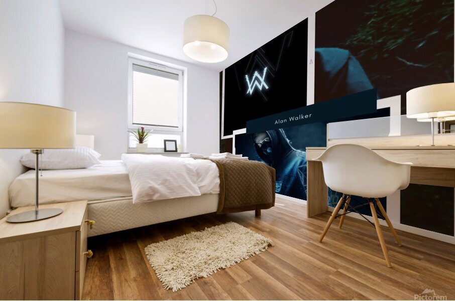 Alan Walker Mural print