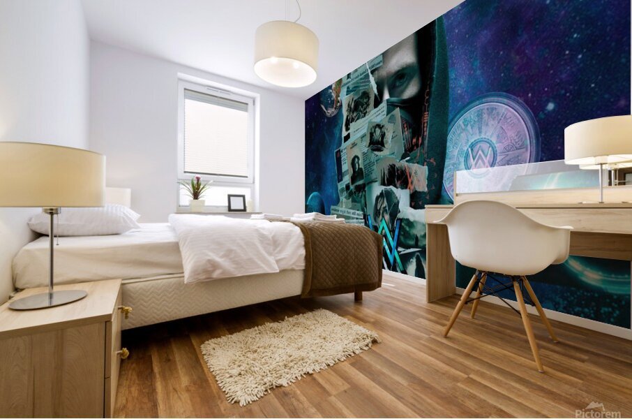Alan Walker Mural print