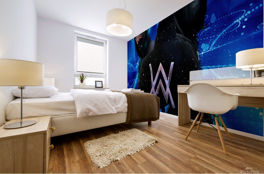 Alan Walker Mural print