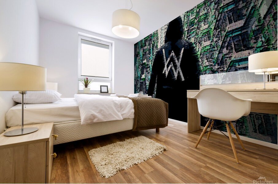 Alan Walker Mural print