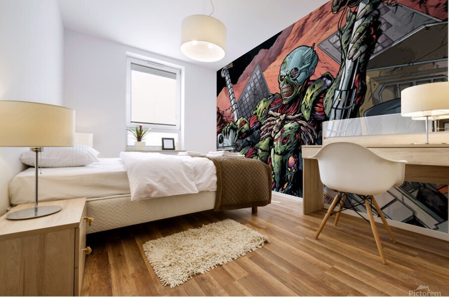 Iron Maiden Mural print