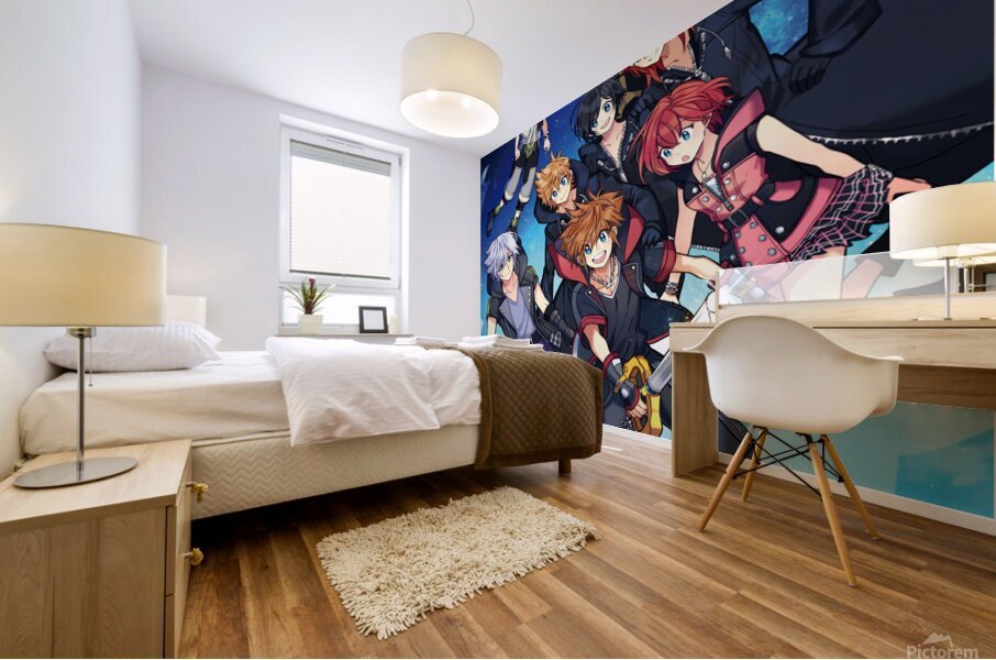 kingdom hearts Mural print