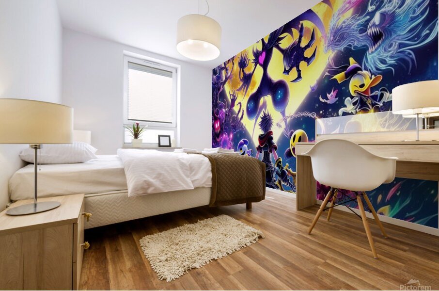 kingdom hearts Mural print