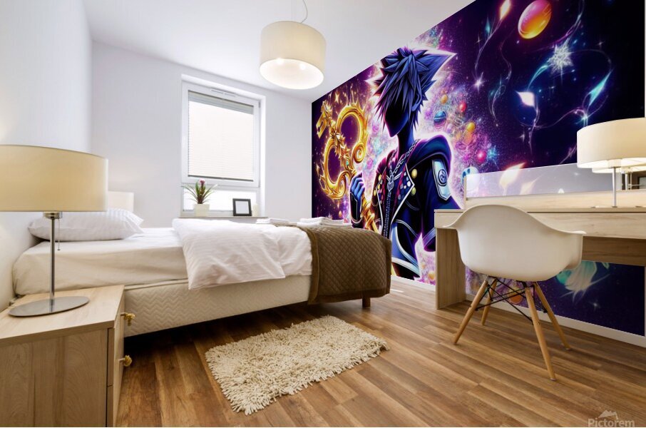 kingdom hearts Mural print