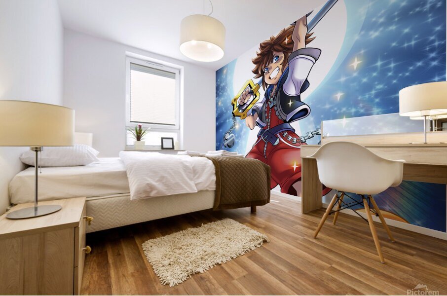 kingdom hearts Mural print