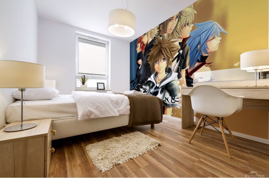 kingdom hearts Mural print