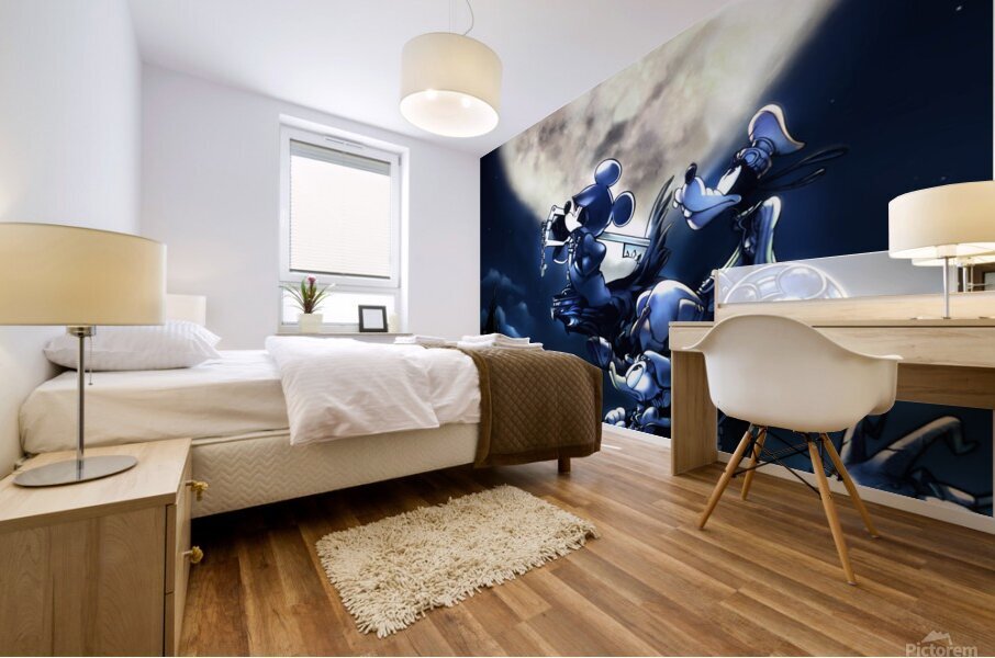 kingdom hearts Mural print