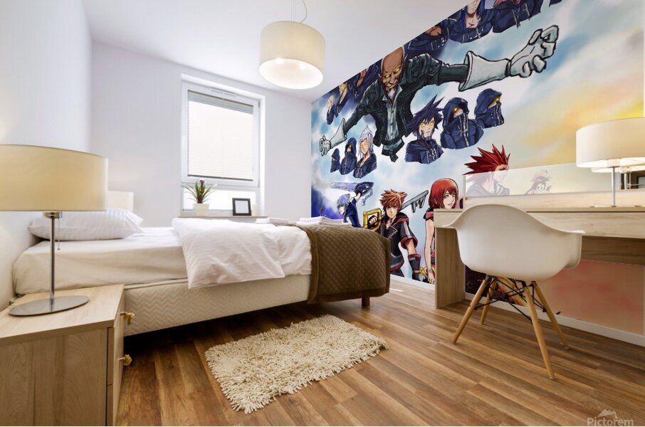 kingdom hearts Mural print