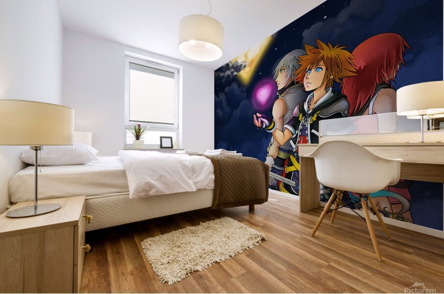 kingdom hearts Mural print