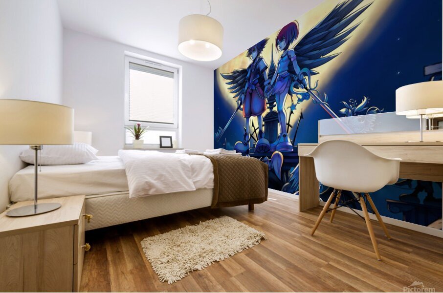 kingdom hearts Mural print