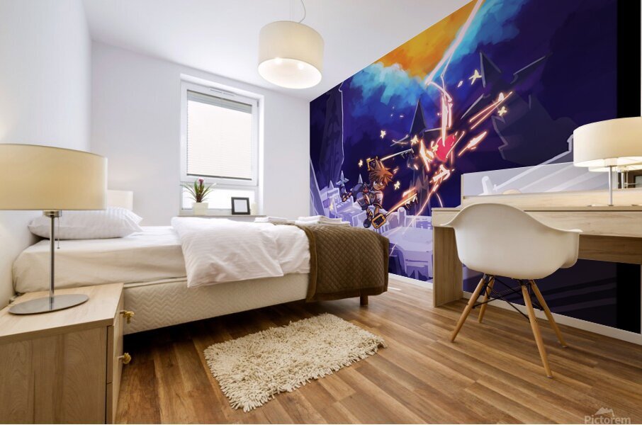 kingdom hearts Mural print