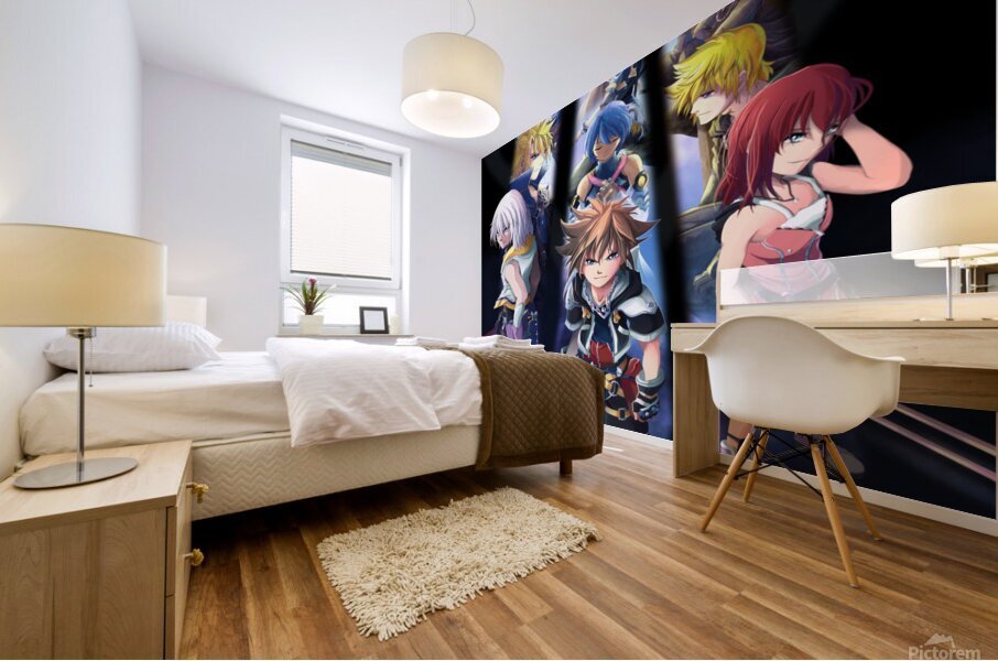 kingdom hearts Mural print