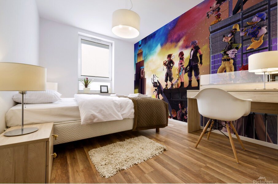 kingdom hearts Mural print