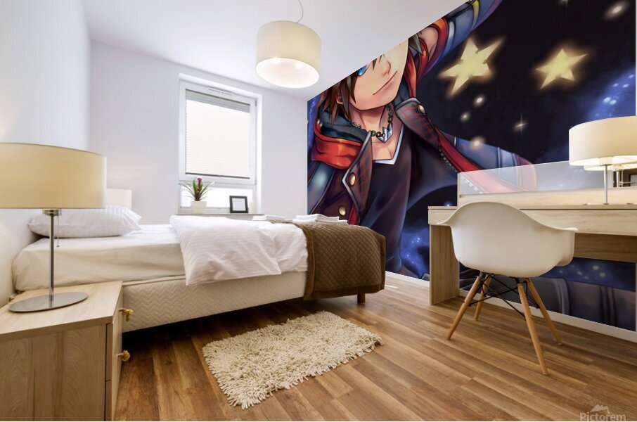 kingdom hearts Mural print