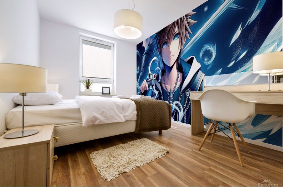 kingdom hearts Mural print
