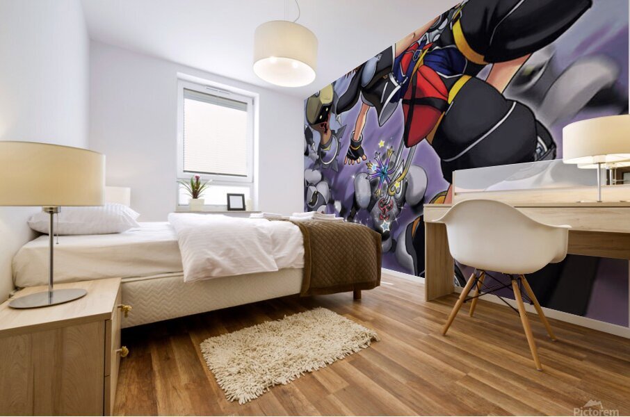 kingdom hearts Mural print