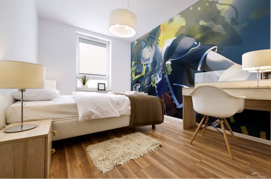 kingdom hearts Mural print